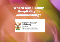 Where Can I Study Hospitality In Johannesburg?  